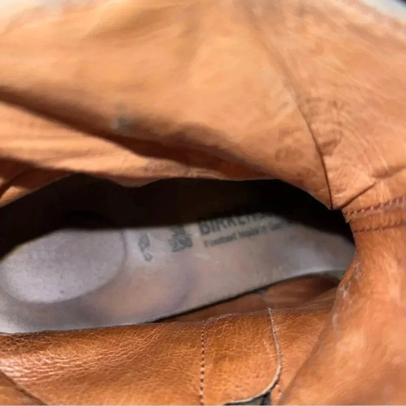 Birkenstock Sarnia Ankle Boots Beige Suede Ankle Side Zip Pull On EU 36 US 5-5.5 - Picture 10 of 16